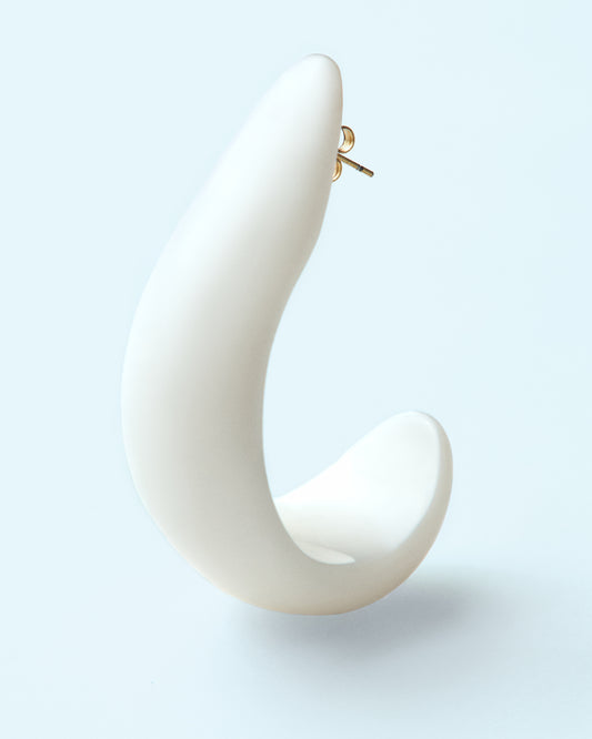 LIMINAL White Earrings