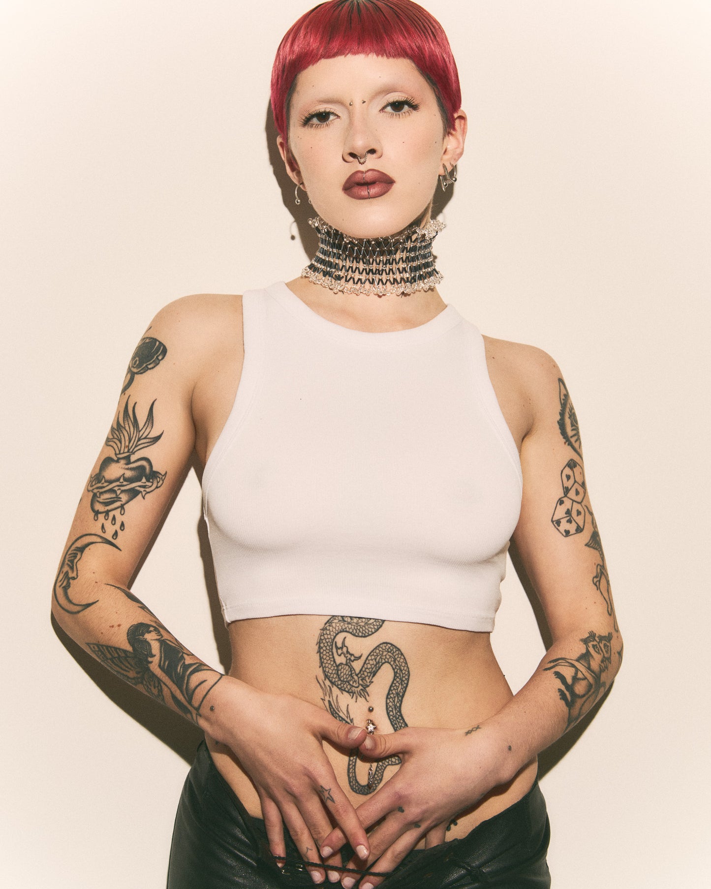 GLOWT Charcoal Choker