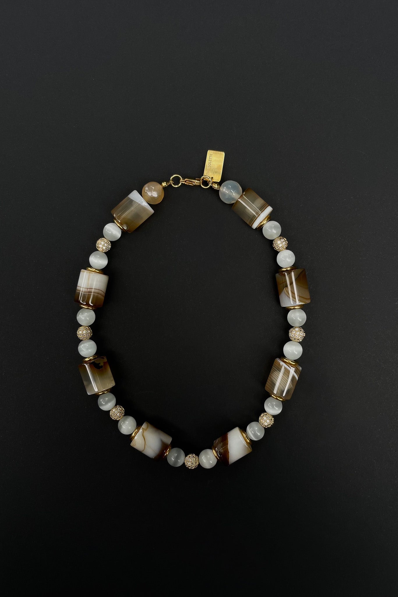 STARLET Stones with Shiny Pieces Necklace