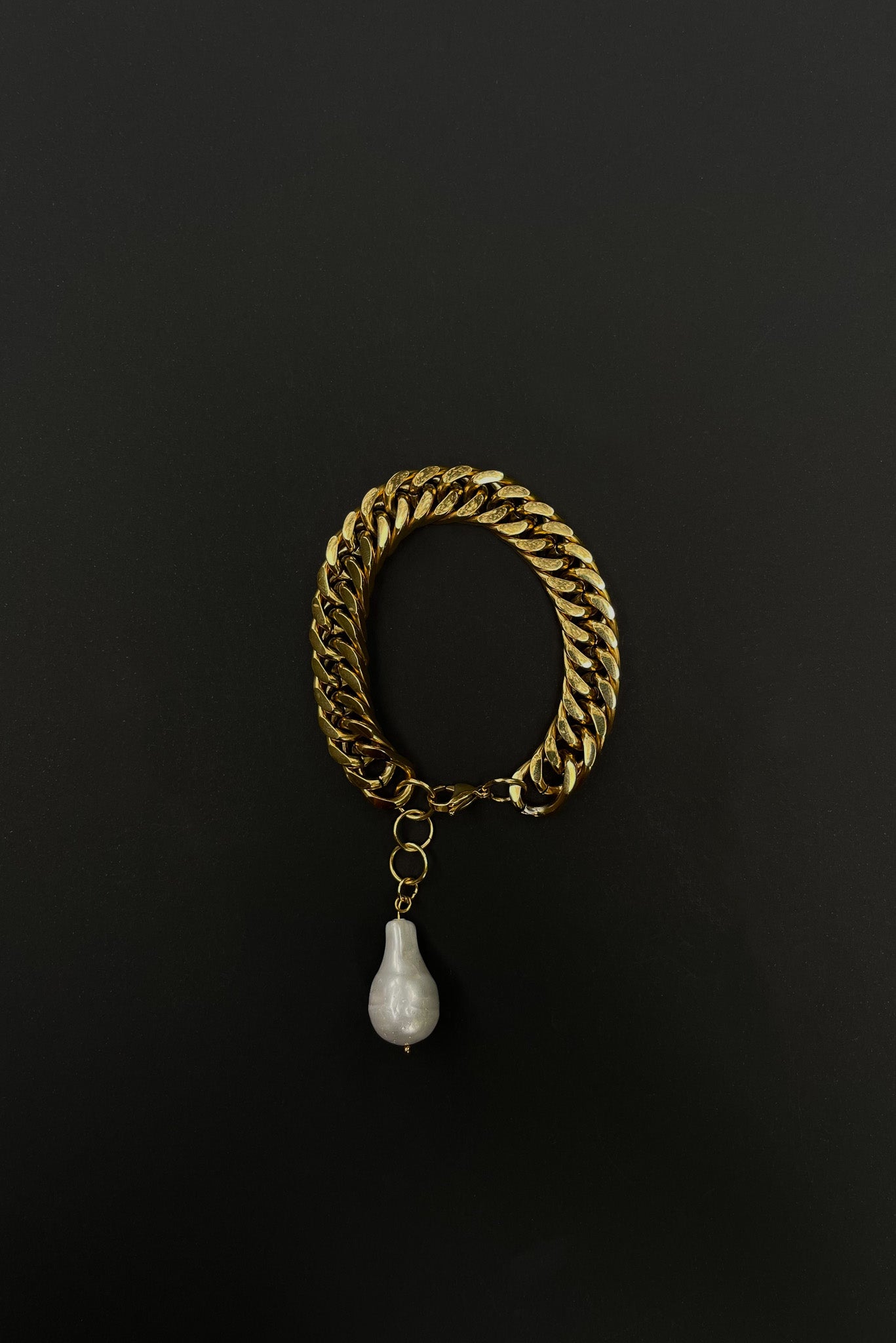 LOKIE Chunky Chain Gold Anklet