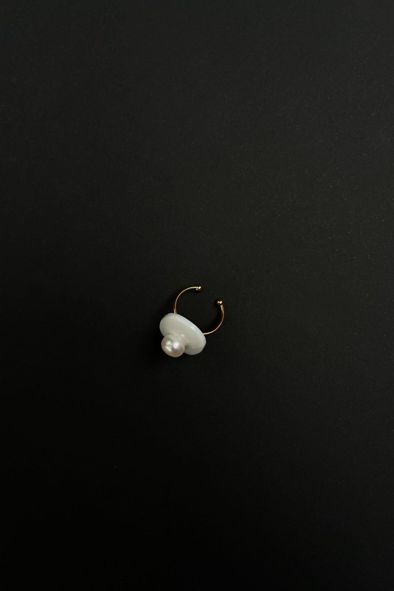 SUMMER SAND Pearl Ring