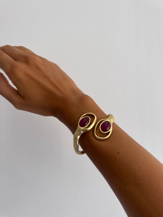 TI 005 DOUBLE STONE CUFF
