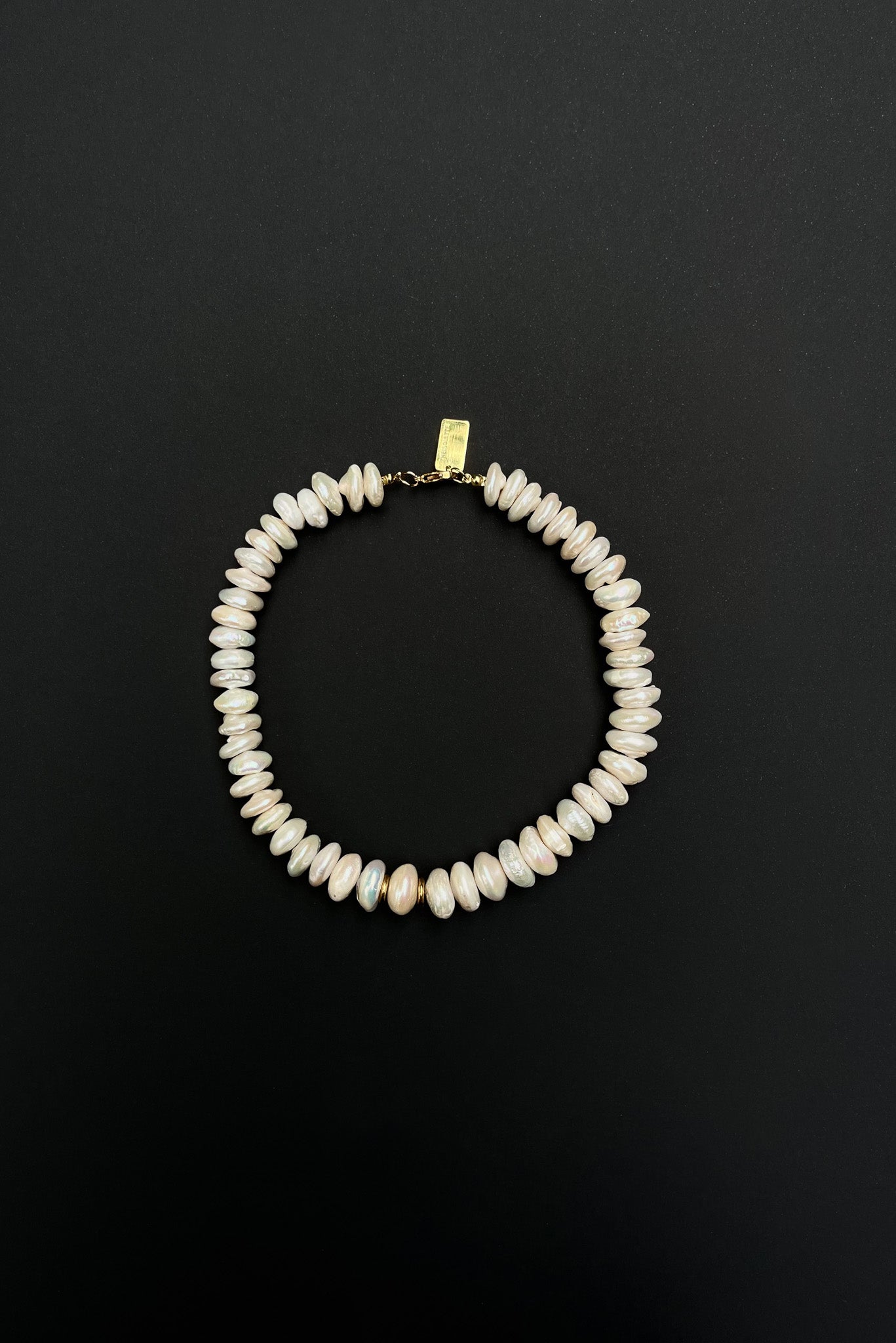 LOURDES Big Disk Pearls