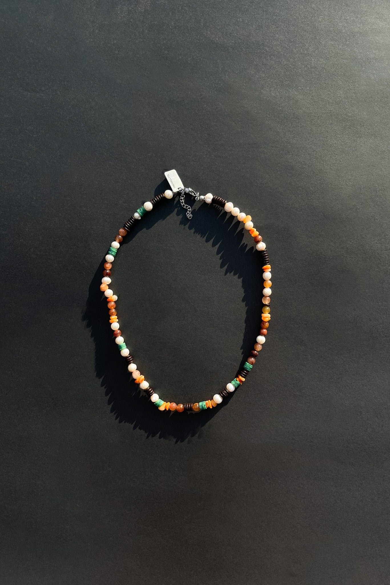 AMAZONIA Beads with Tiny Pearls Necklace