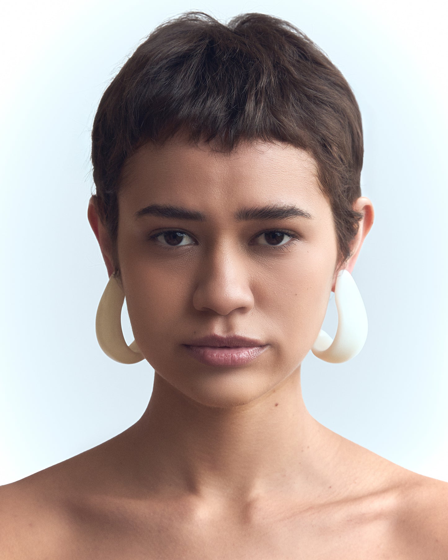 LIMINAL White Earrings