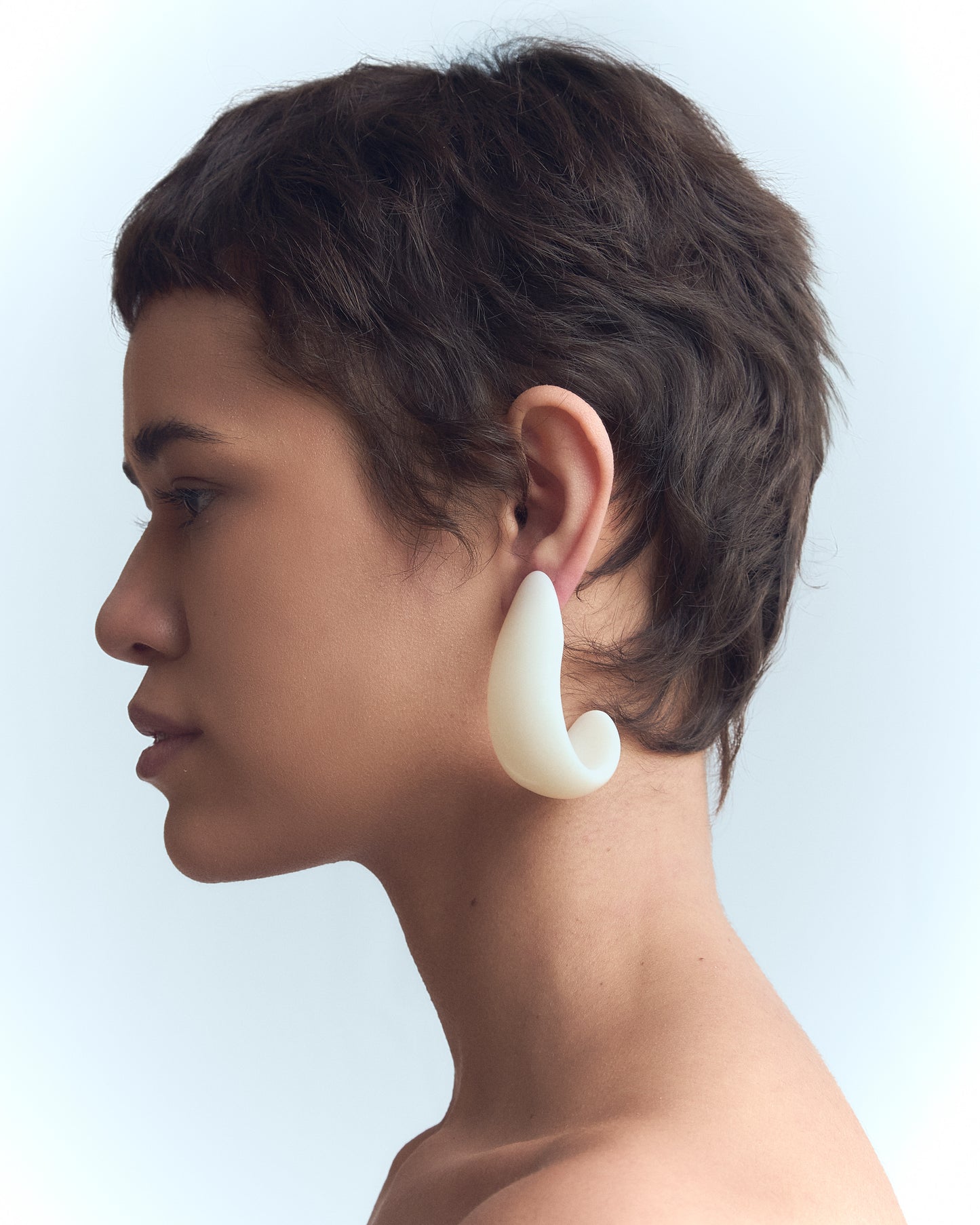 LIMINAL White Earrings