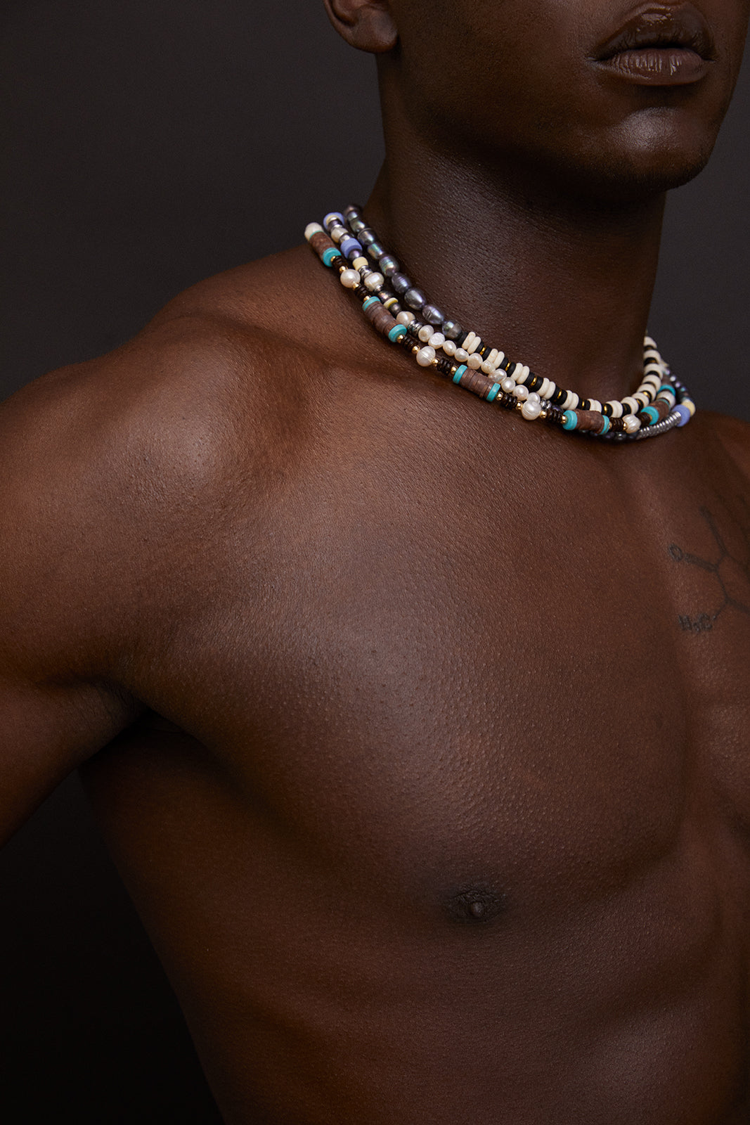 CAPRI Pearls with Turquoise Necklace