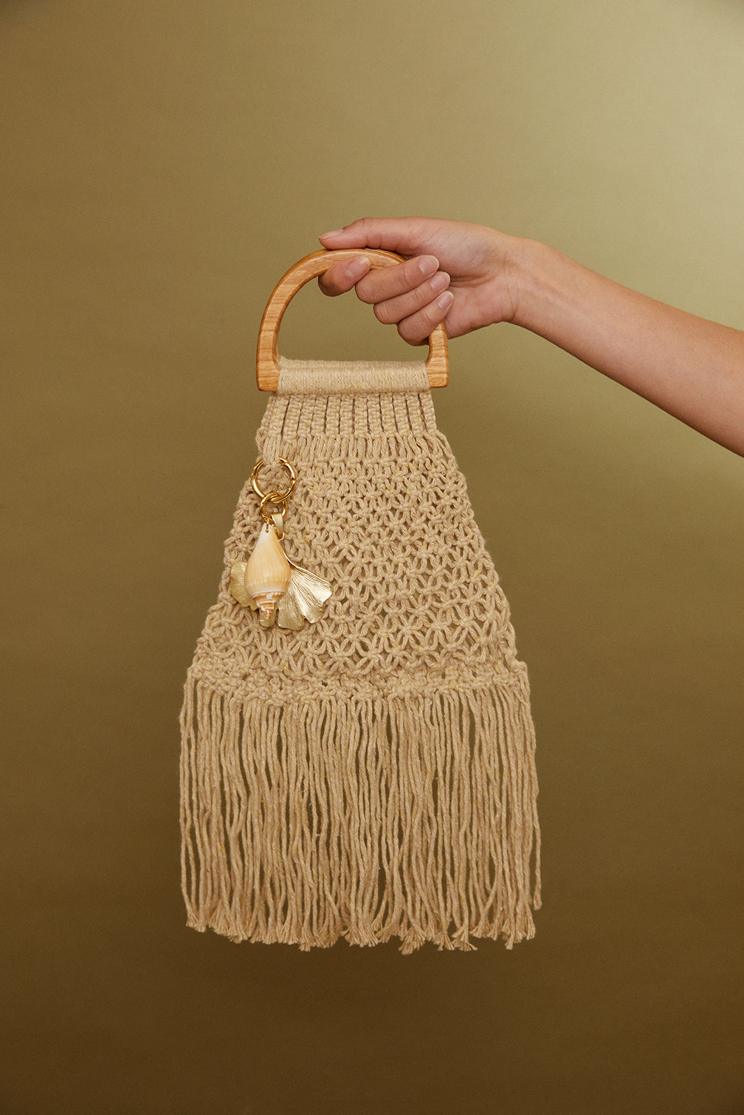 GALAPAGOS Beige Mini Handbag