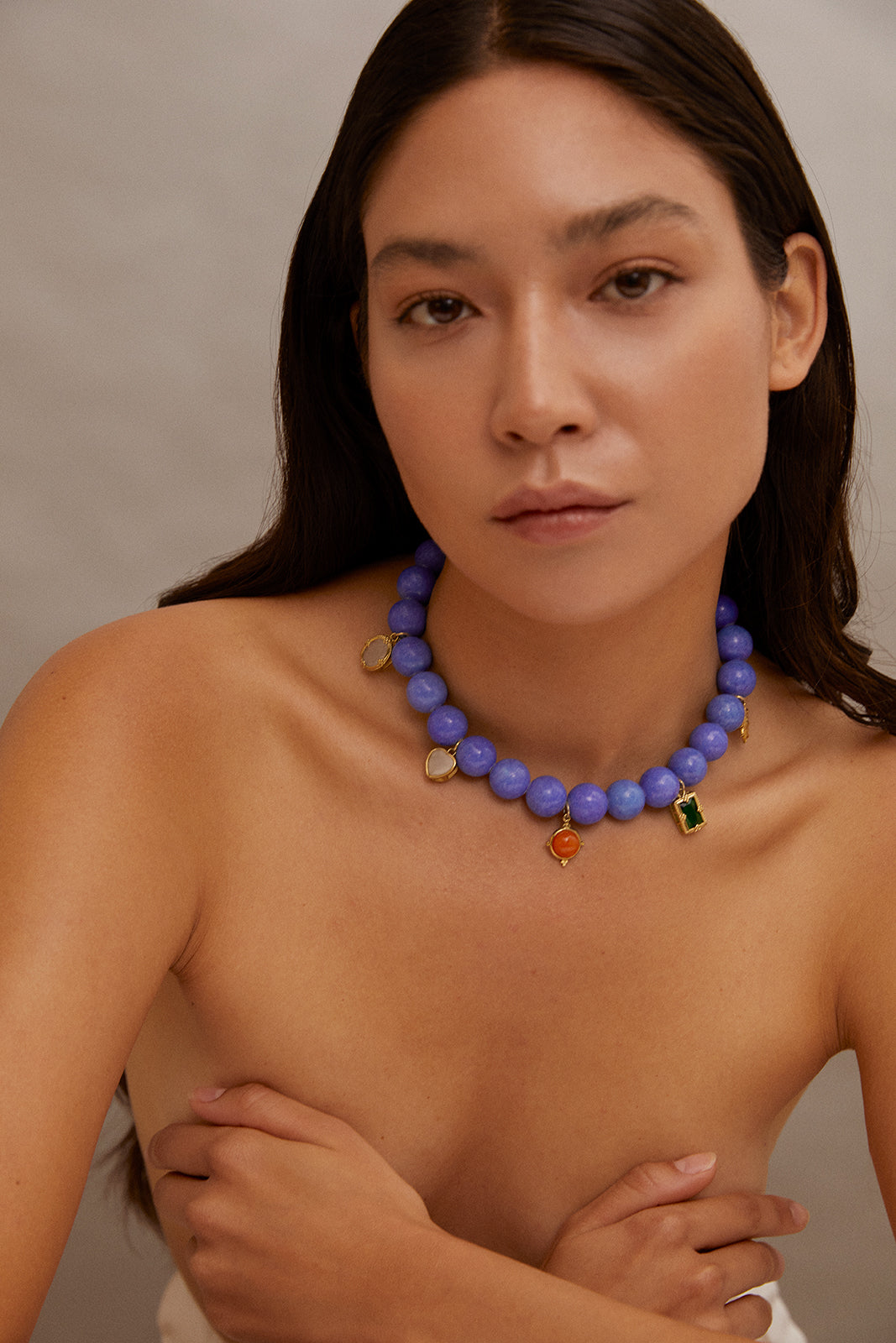ALEJA Blue Tones with Pendants