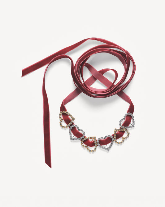 HEARTROW Velvet Choker