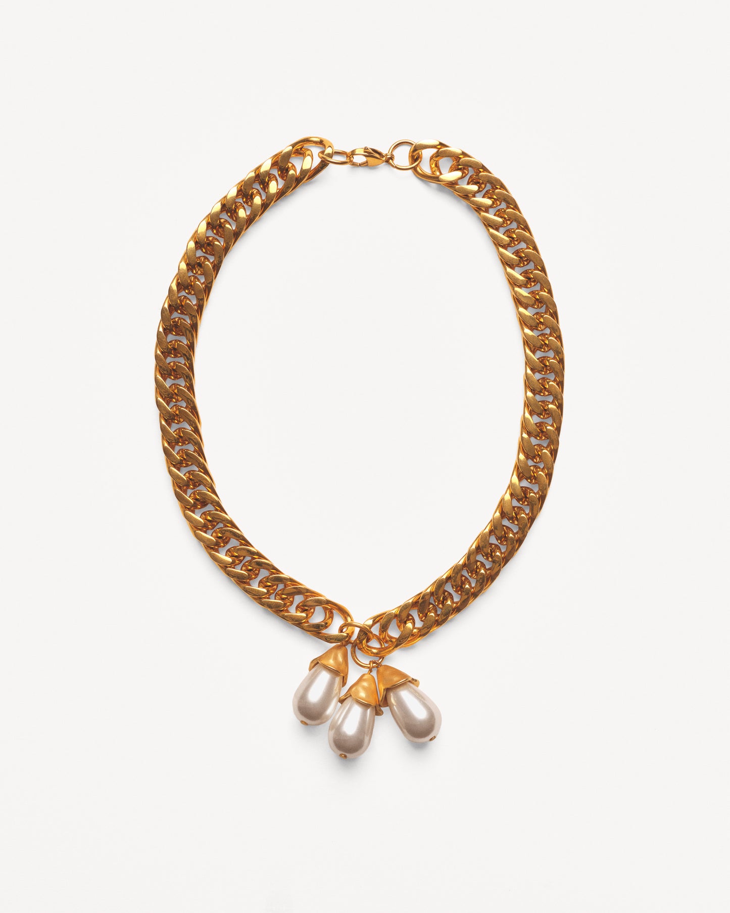 SOLEN Chain Necklace with Pendants