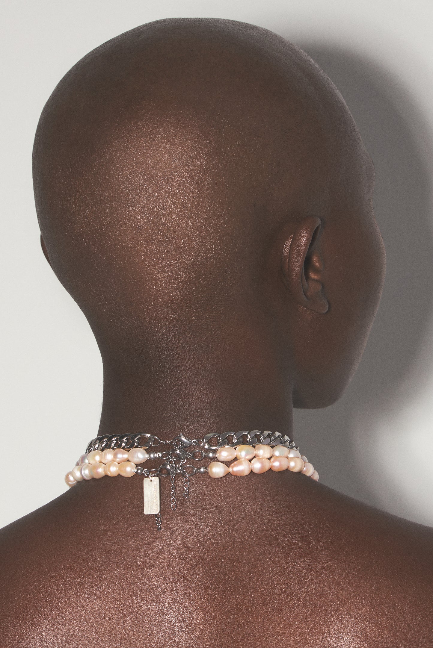 STARLIGHT CROSS Pink Pearls Cross Necklace Set