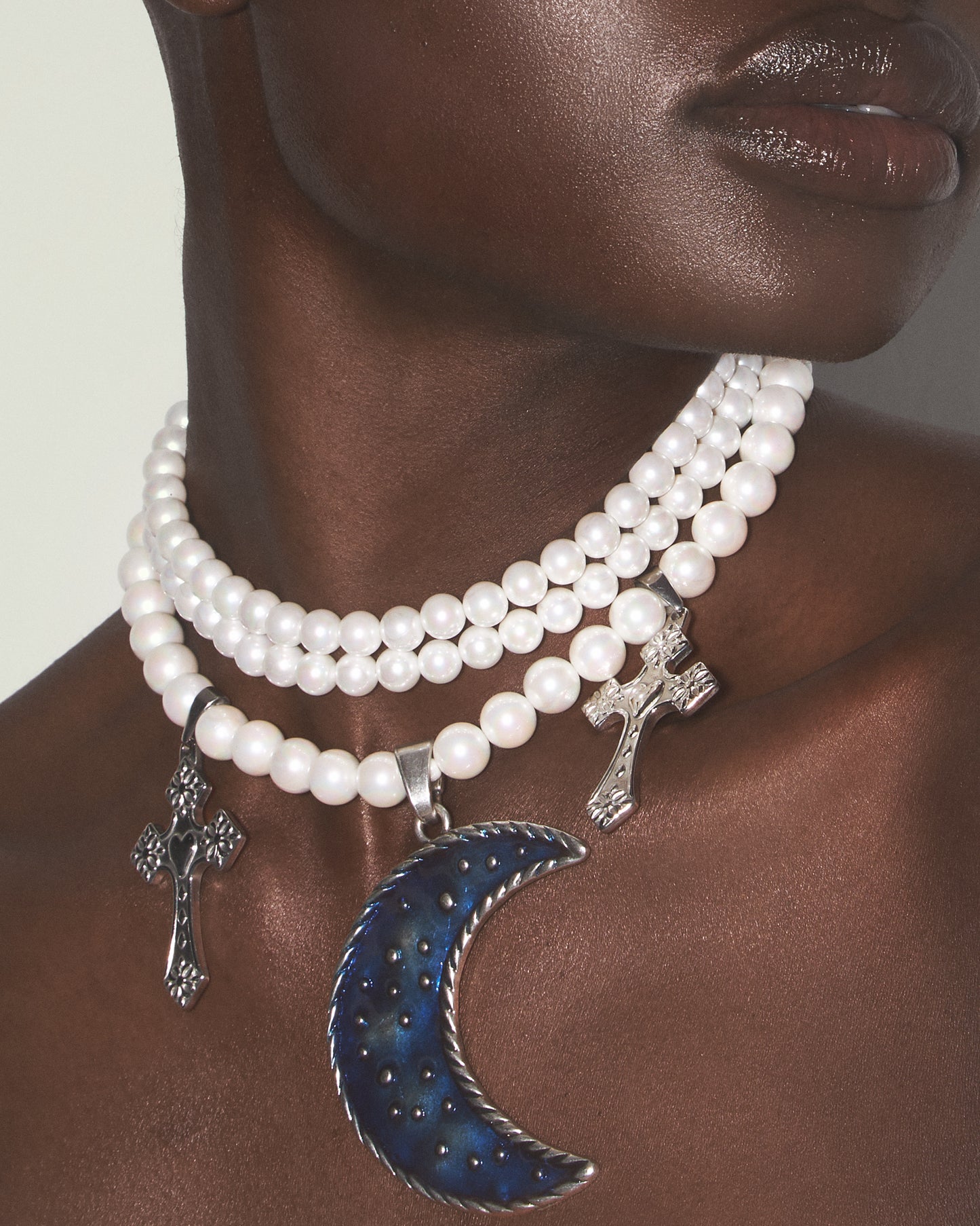 MOONLIGHT DESIRE Pearls Necklaces Set
