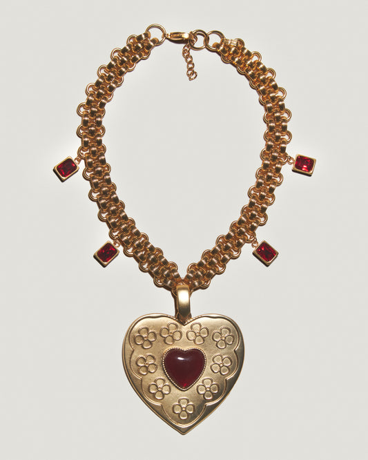 TWILIGHT LOVE Gold Heart Necklace