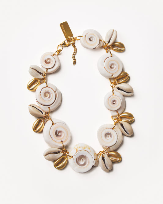 COIL CHAIN Shell Necklace