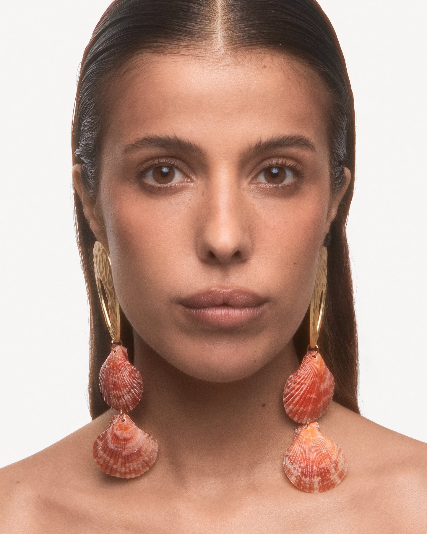 LAYERED SALT Shell Earrings