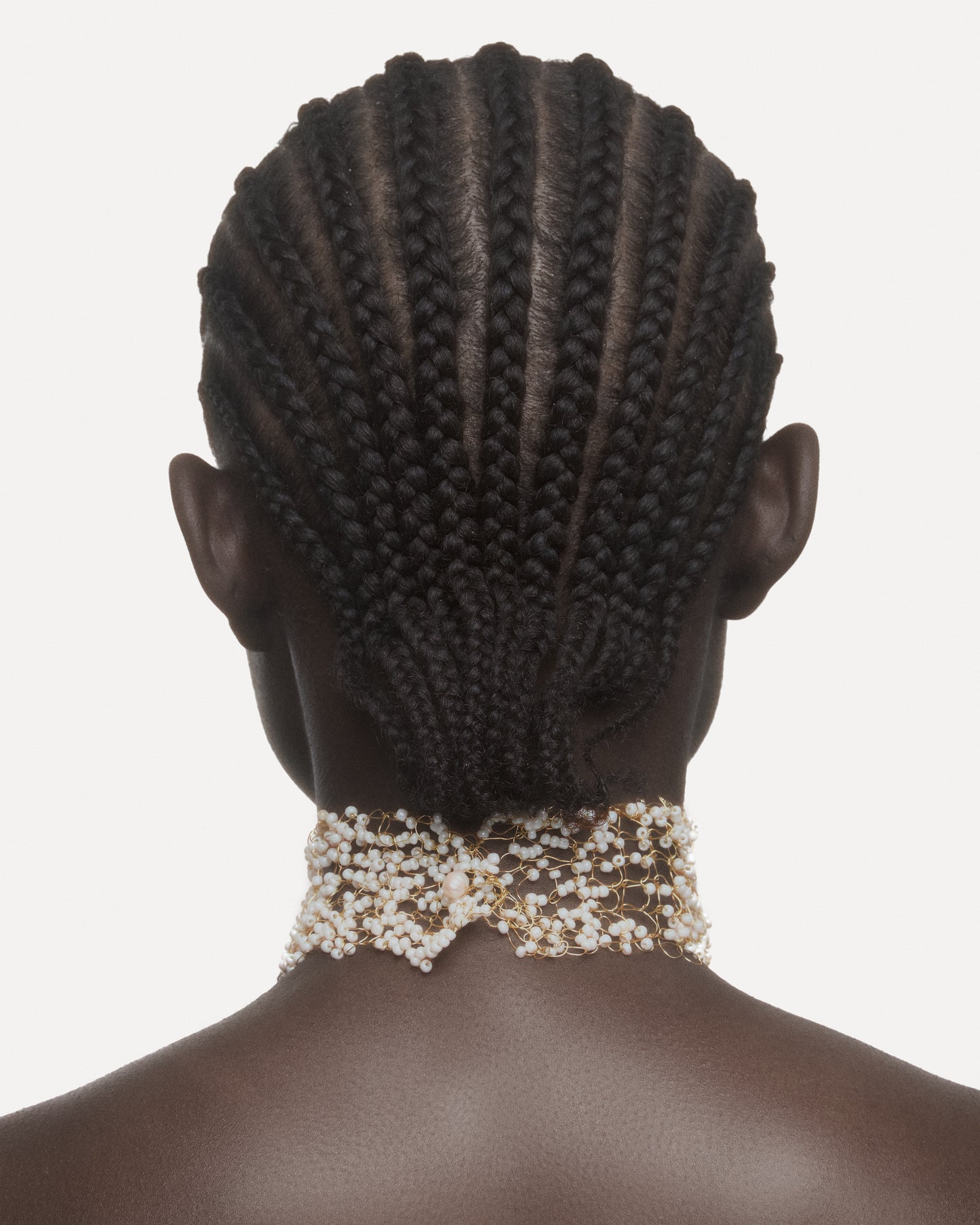 AMARIE Choker in White Pearl