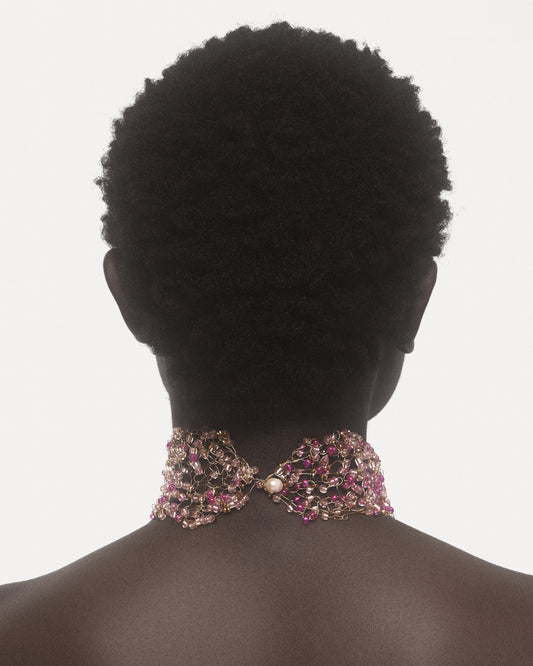 AMARIE Choker in Pink