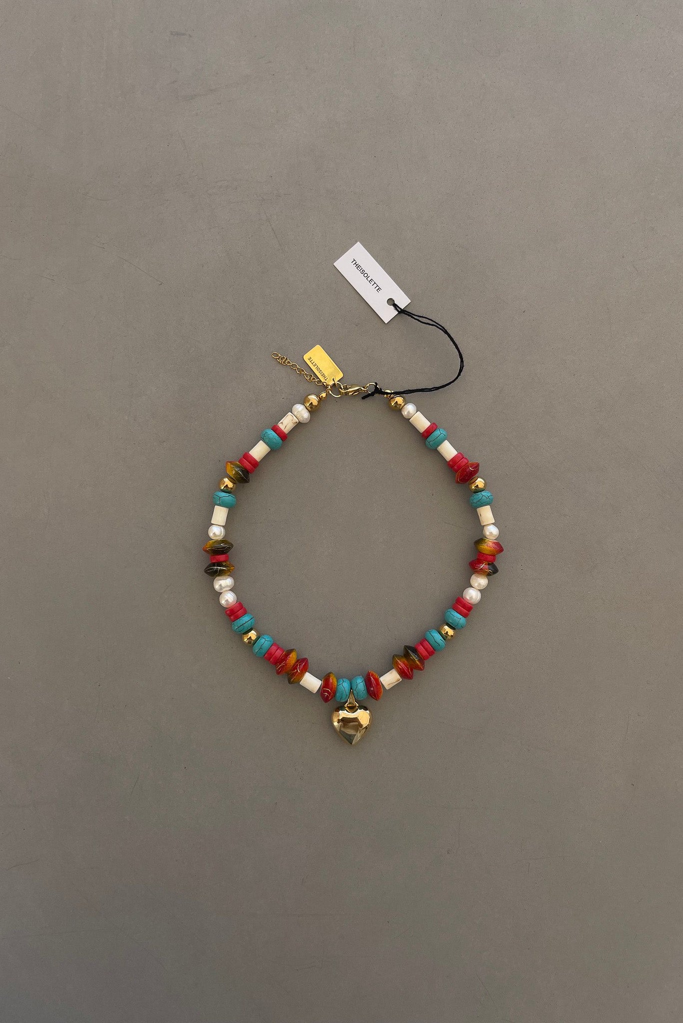 HOT Summer with Gold Heart Pendant