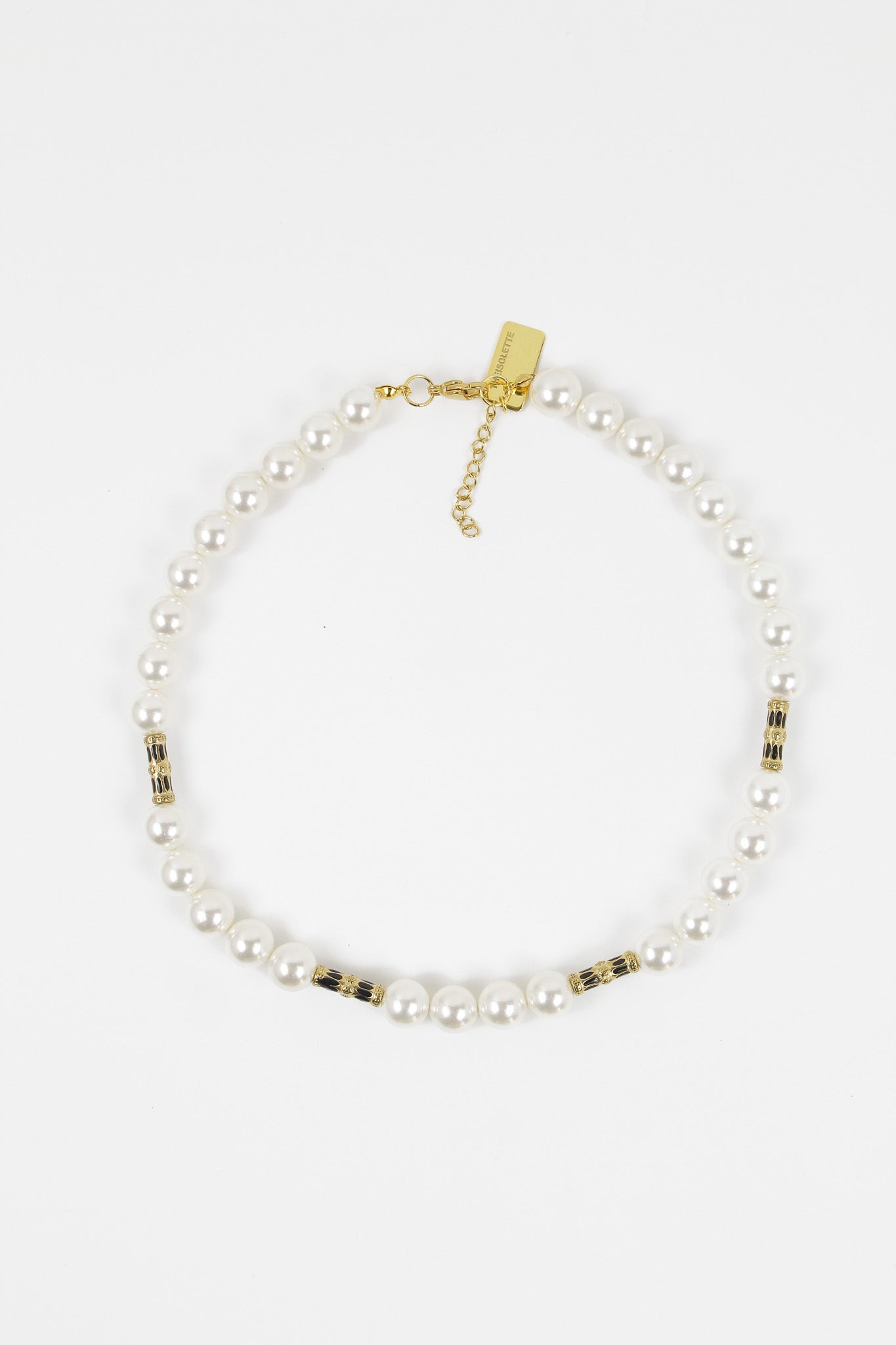 MARIANNE Mother of Pearl Gold Pieces Necklace