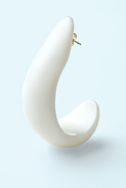 LIMINAL White Earrings