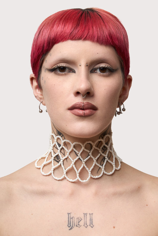 SNARE White Choker