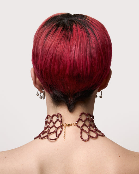 SNARE Wine Brown Choker