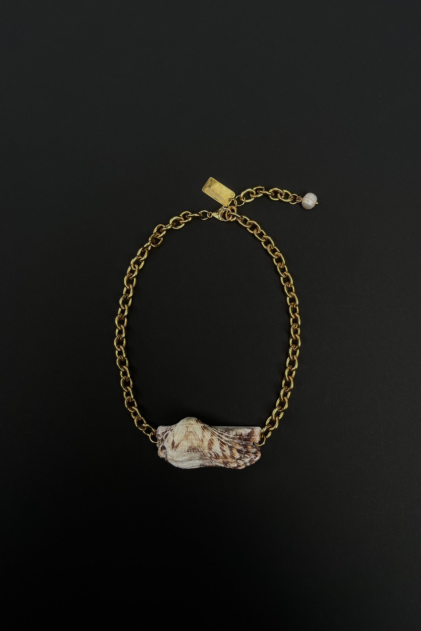 NICA Gold Chain with Shell Necklace