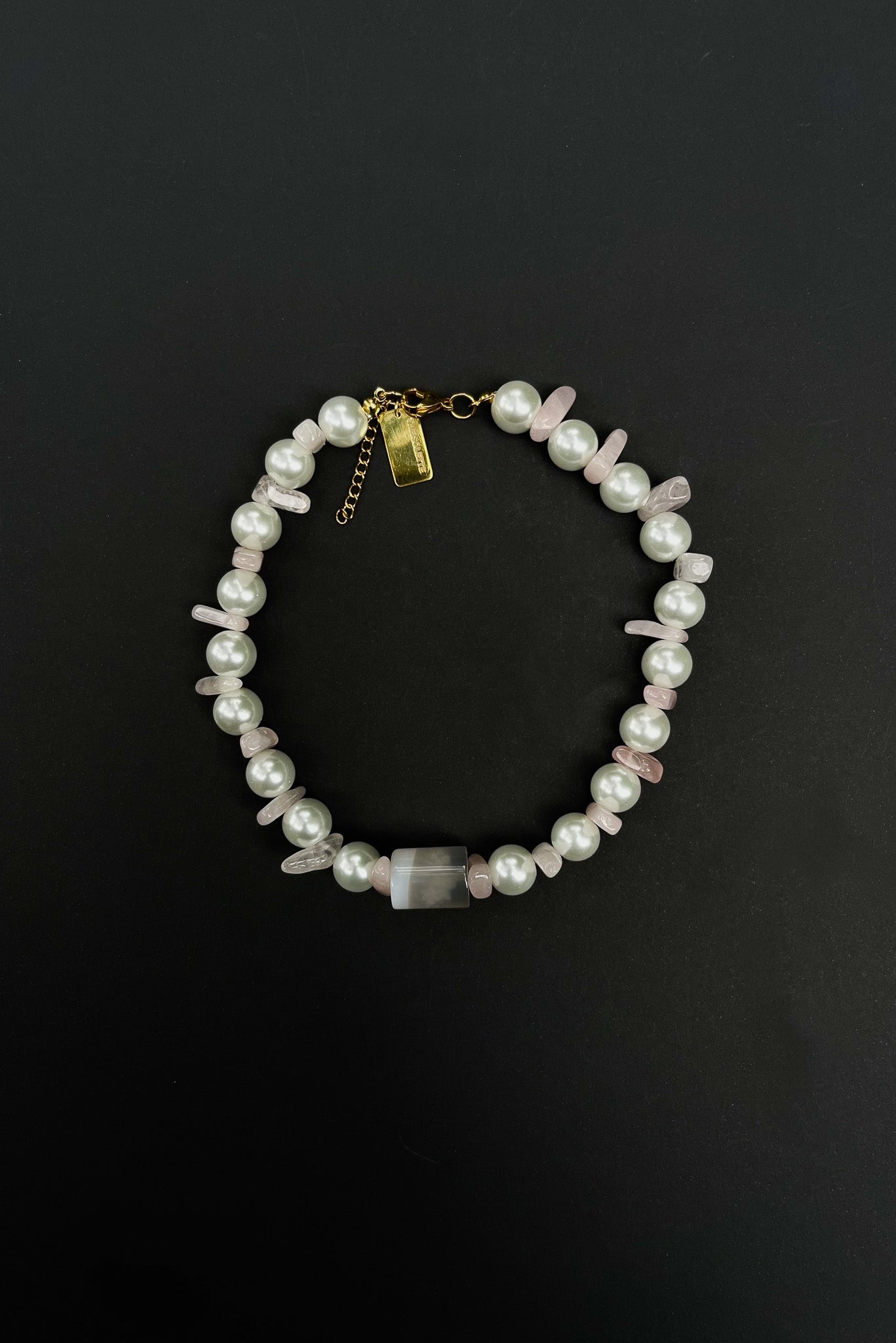 LIGHT PINK with Pearls Choker