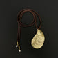 THE GOLD SHELL Cord Necklace