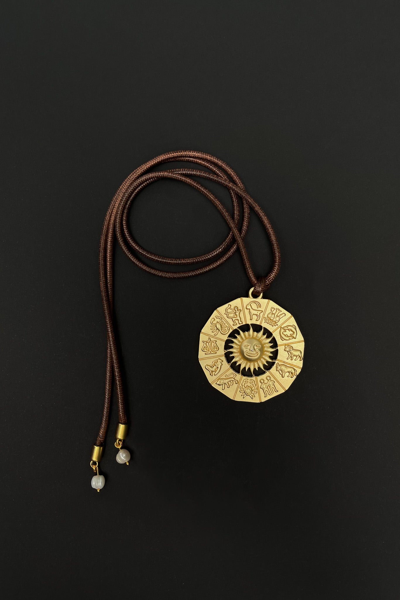 ZODIAC SUN Cord Necklace