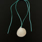 EQUATOR Big Shell Leather Necklace