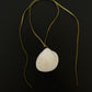 EQUATOR Big Shell Leather Necklace