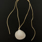 EQUATOR Big Shell Leather Necklace