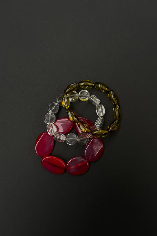 SUMMER CANDY Acrylic Bracelet Set
