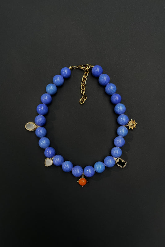 ALEJA Blue Tones with Pendants