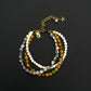 TRIPLE SUMMER with Pearls Choker