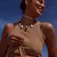 LA PLAYA TERRACOTA Shells and Beads Necklace