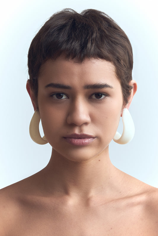 LIMINAL White Earrings