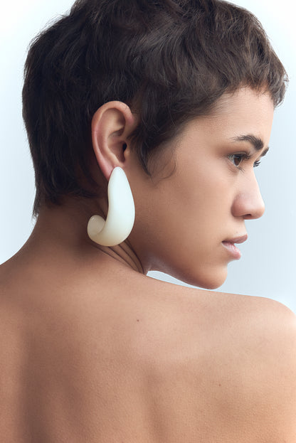LIMINAL White Earrings