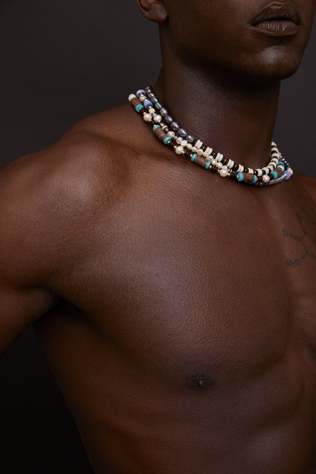 DOMINICA Dark Pearls Necklace