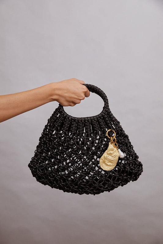 MOONSHINE SHELL Black Handbag