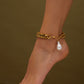 LOKIE Chunky Chain Gold Anklet