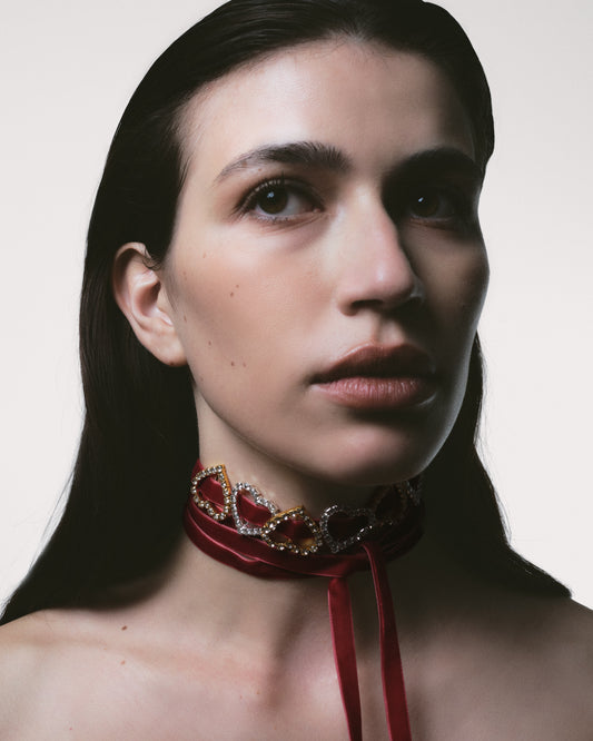 HEARTROW Velvet Choker