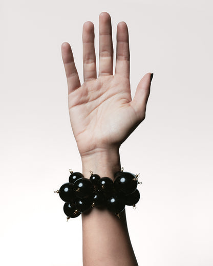 SELVYN Black Pearls Bracelet