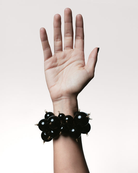 SELVYN Black Pearls Bracelet