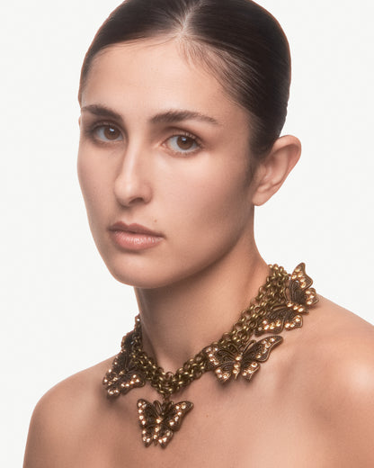 BUTTERFLY VAULT NECKLACE