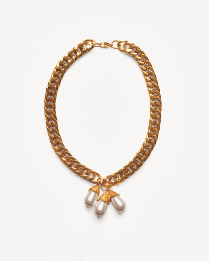 SOLEN Chain Necklace with Pendants