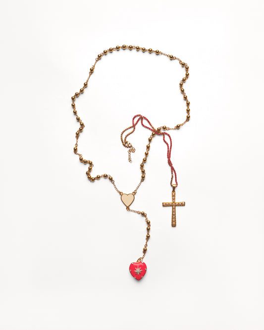 HEARTSET Rosary Necklace