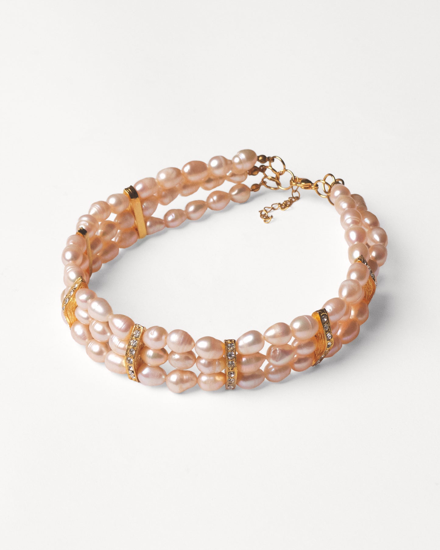 IRIDI Triple Pearl Choker